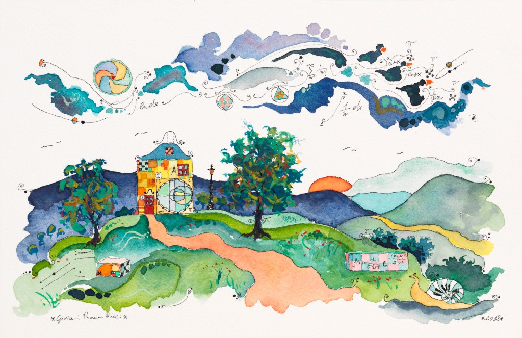 giovanni romano ricci painting watercolour gauss house