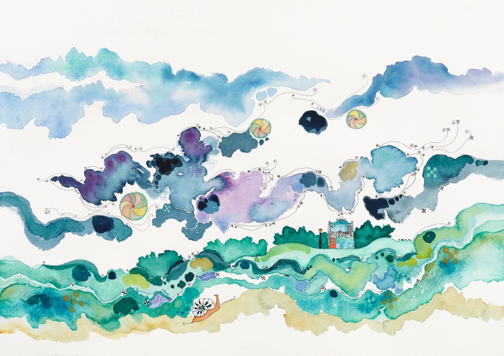 giovanni romano ricci painting watercolour debussy house 