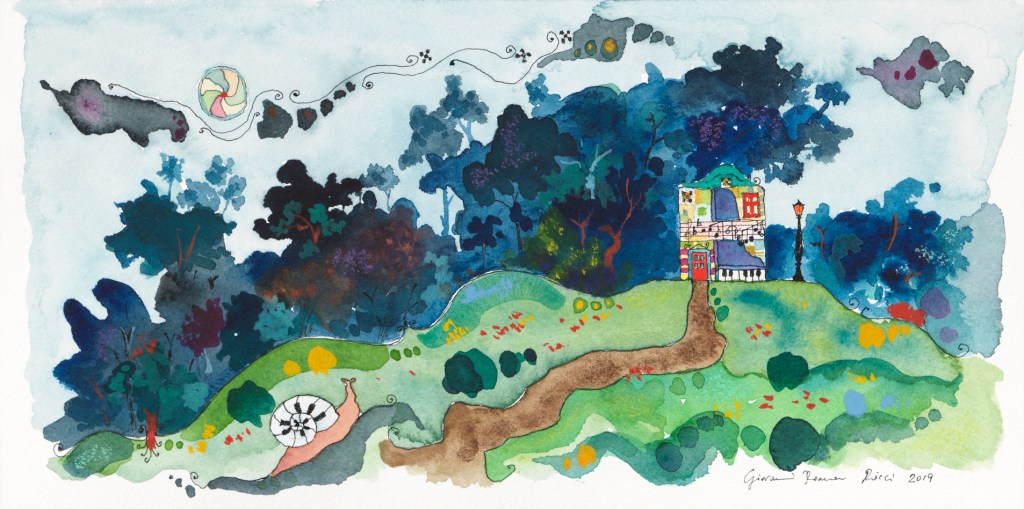 giovanni romano ricci painting watercolour rubinstein house