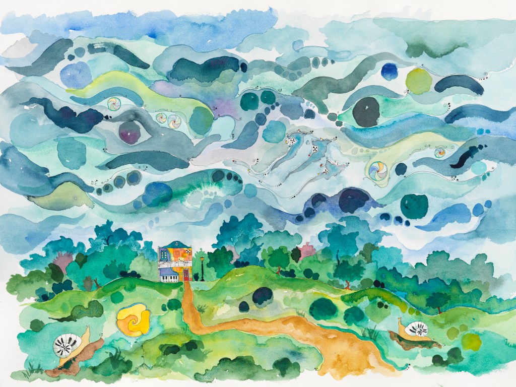 giovanni romano ricci painting watercolour brahms house